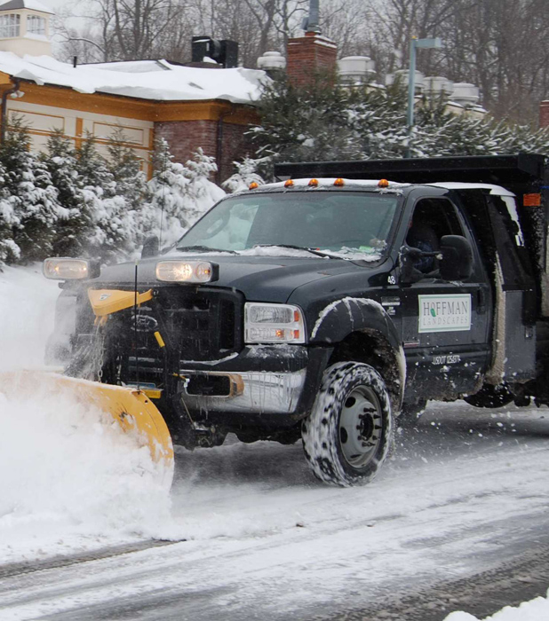 Hoffman Snow Plowing has the experience, expertise and equipment to ensure a quick and efficient clean up of even the heaviest of snows